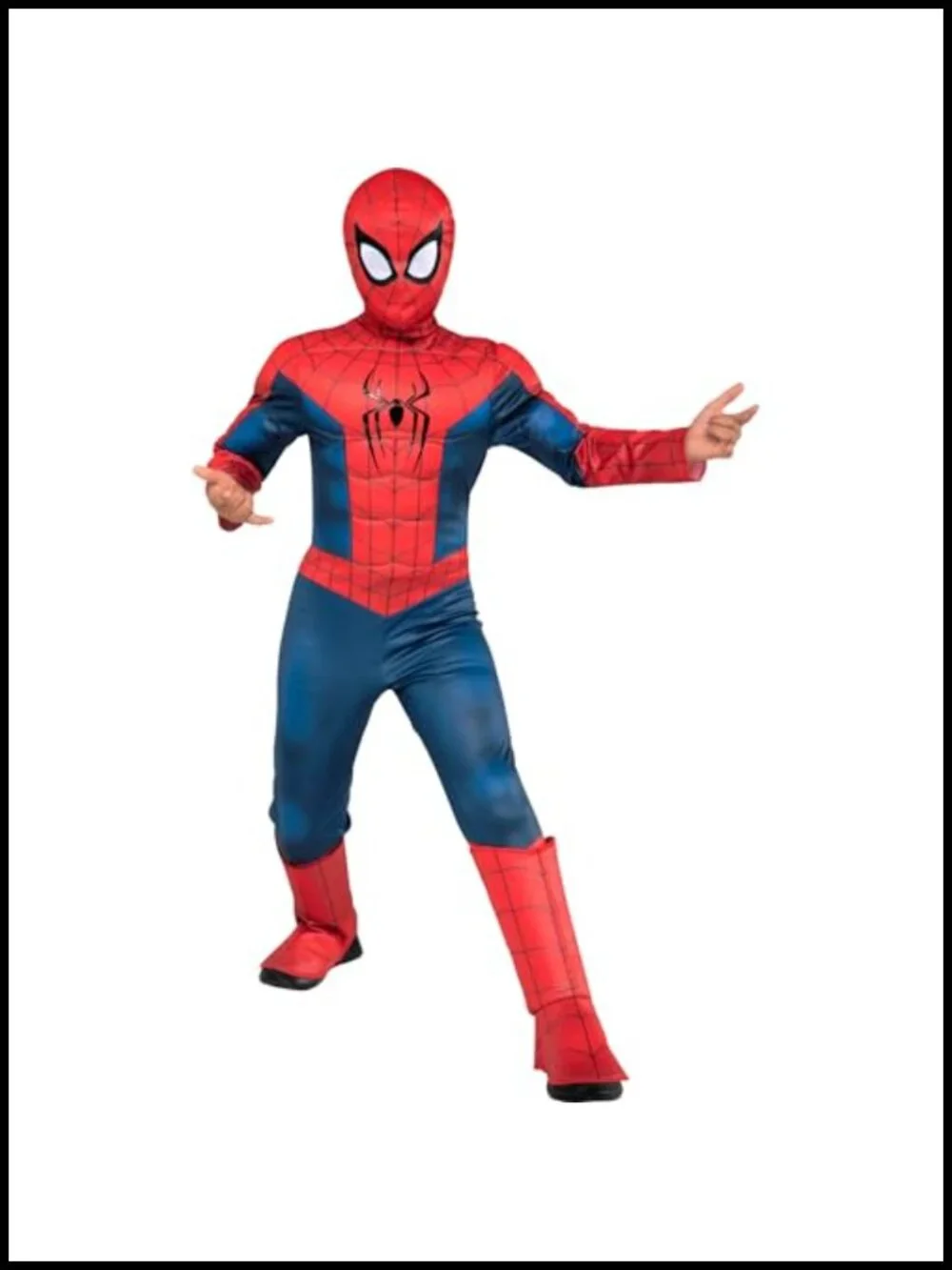 Marvel Spider-Man Youth Costume Padded Jumpsuit with Mask